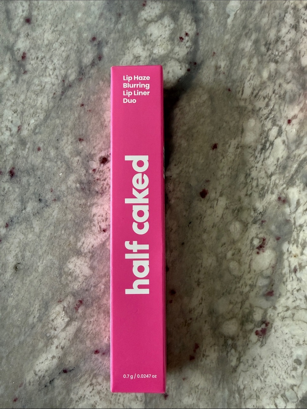 Half caked lip haze blurring lip liner duo - nude haze